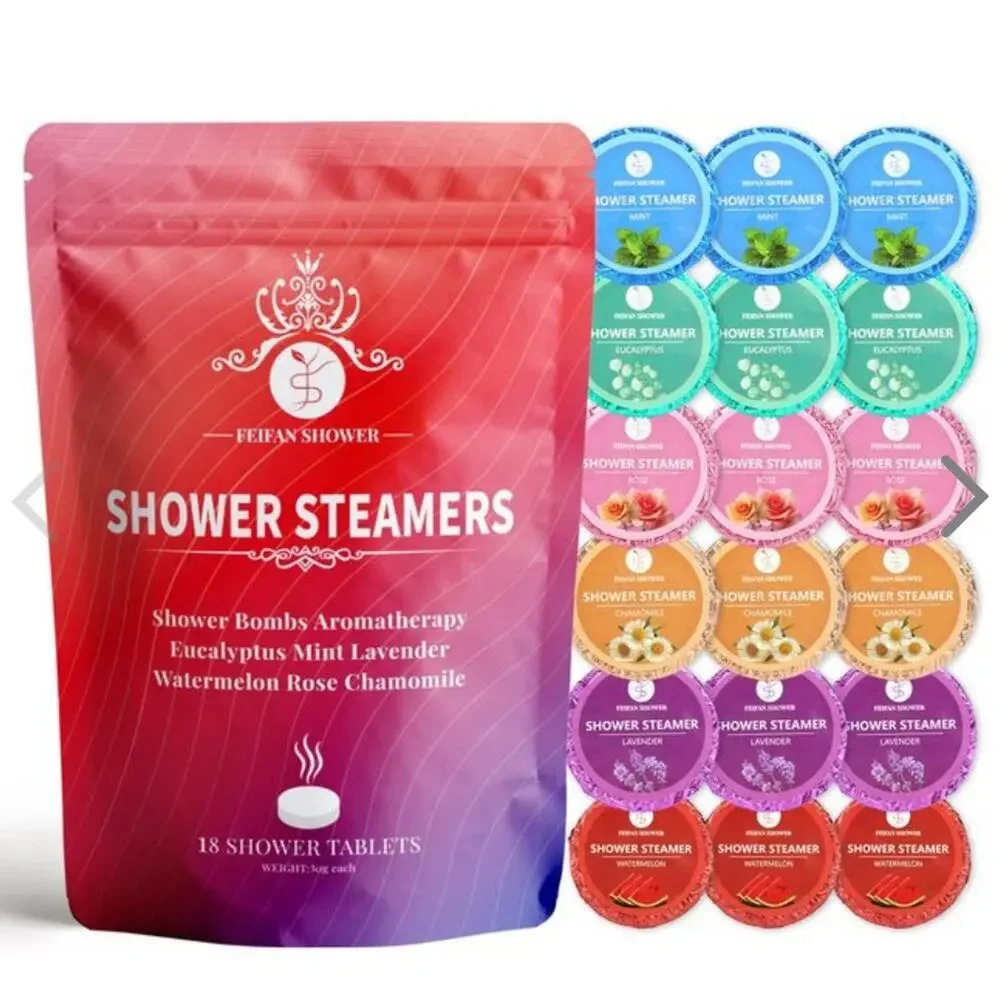 FEIFAN Shower Steamers Aromatherapy 18-Pack Shower‎ Bombs